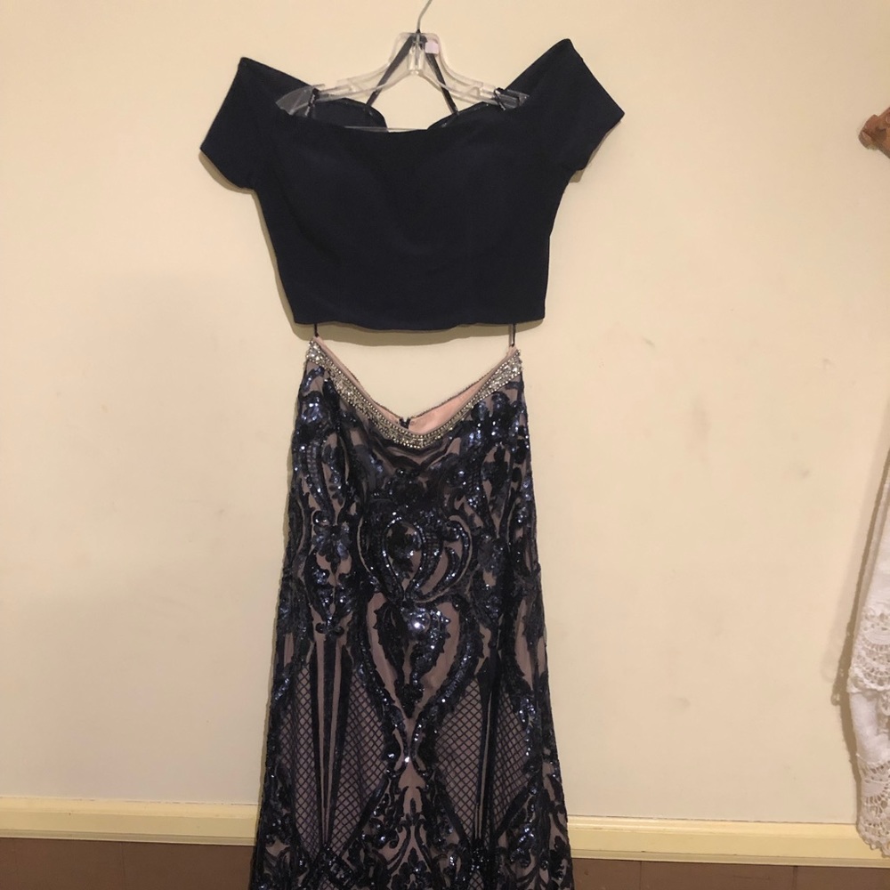 Navy prom dress.  Price negotiable.